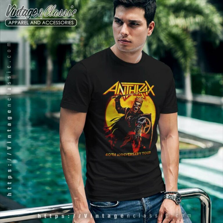 Anthrax 40th Anniversary T Shirt Anthrax 40th Anniversary T Shirt