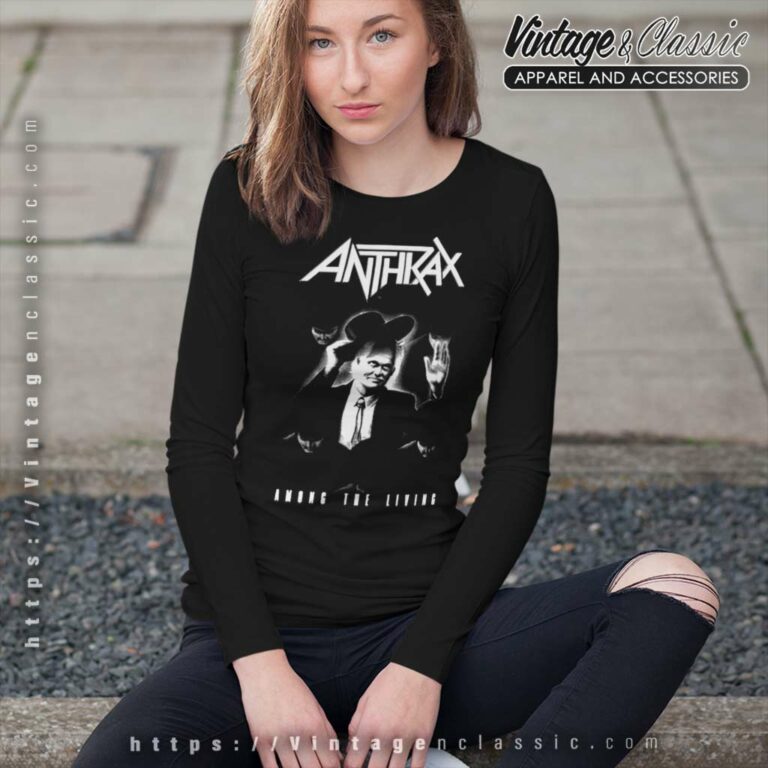 Anthrax Among The Living Long Sleeve Tee Anthrax Among The Living Long Sleeve Tee