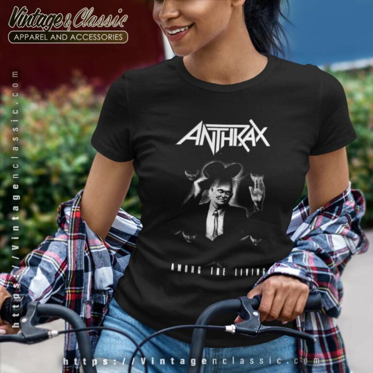 Anthrax Among The Living Women TShirt Anthrax Among The Living Women TShirt