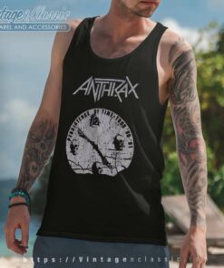 Anthrax Broken Clock Tank Top Racerback