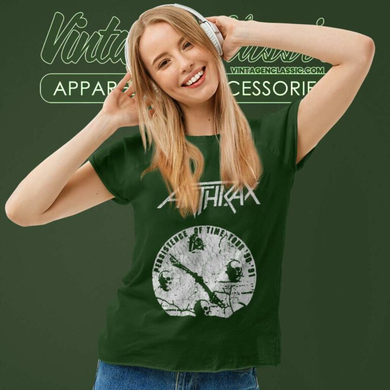 Anthrax Broken Clock Women TShirt Anthrax Broken Clock Women TShirt
