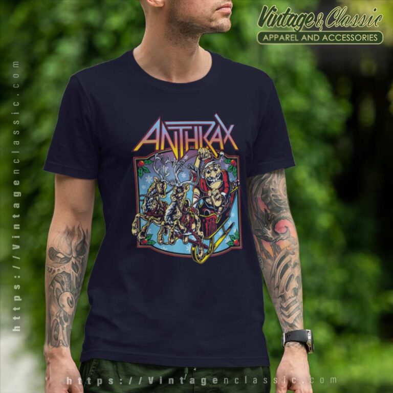 Anthrax Christmas Is Coming T Shirt Anthrax Christmas Is Coming T Shirt