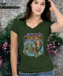 Anthrax Christmas Is Coming V Neck TShirt