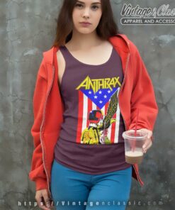 Anthrax Dredd Eagle Tank Top Racerback