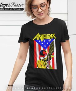 Anthrax Dredd Eagle Women TShirt