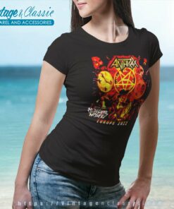 Anthrax Europe 2022 Tour Women TShirt