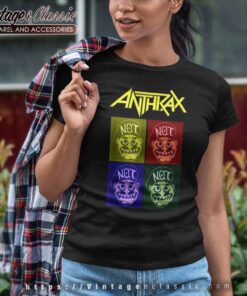 Anthrax Exclusive Not Man Pop Art Women TShirt