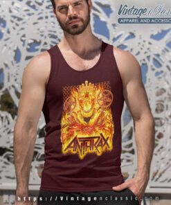 Anthrax Flames Tour Cityback Tank Top Racerback