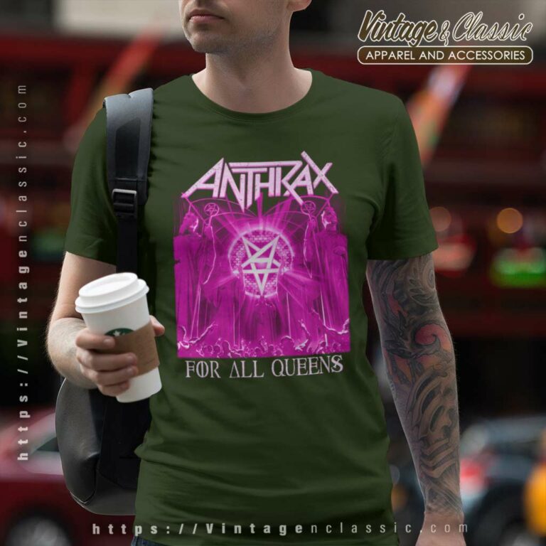 Anthrax For All Queens T Shirt Anthrax For All Queens T Shirt
