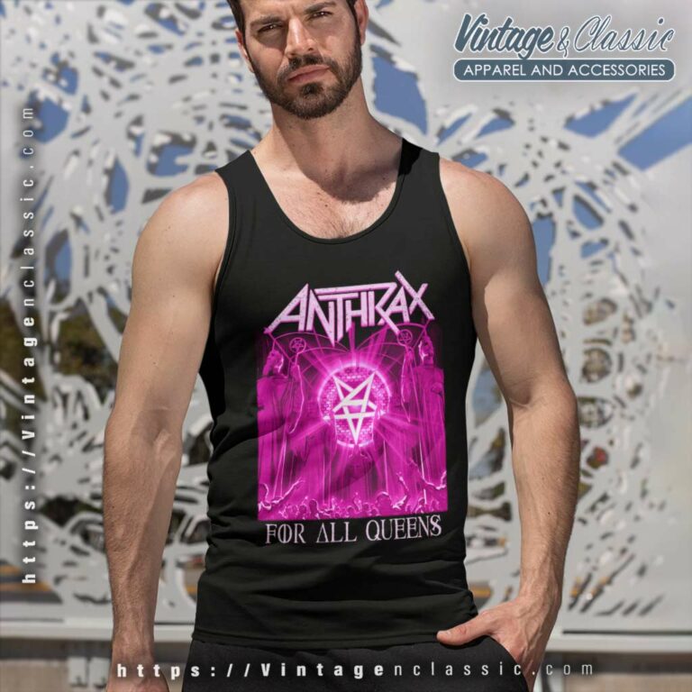 Anthrax For All Queens Tank Top Racerback Anthrax For All Queens Tank Top Racerback