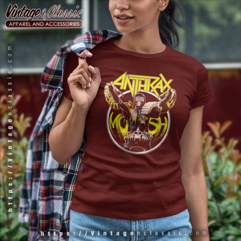 Anthrax Judge Death Mosh Women TShirt Anthrax Judge Death Mosh Women TShirt