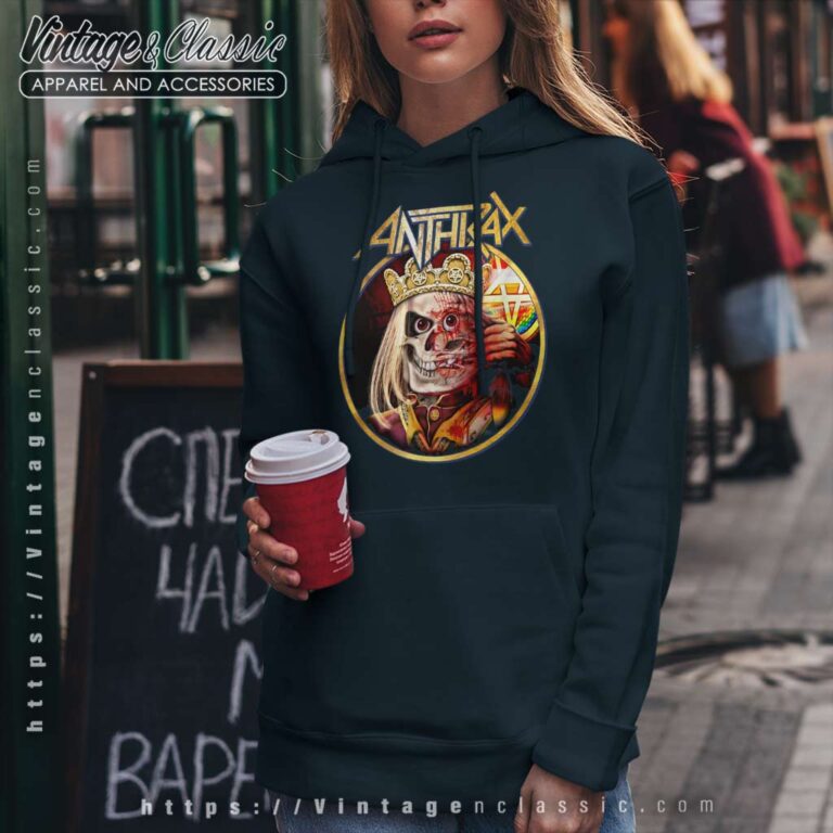 Anthrax King Not Man Mask Hoodie Anthrax King Not Man Mask Hoodie