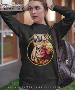 Anthrax King Not Man Mask Sweatshirt