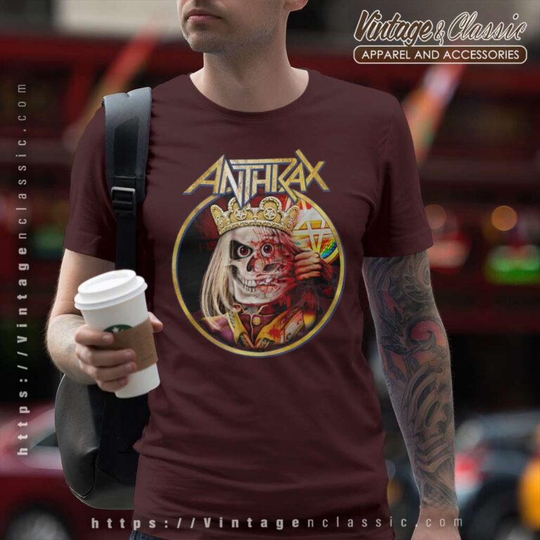 Anthrax King Not Man Mask T Shirt Anthrax King Not Man Mask T Shirt