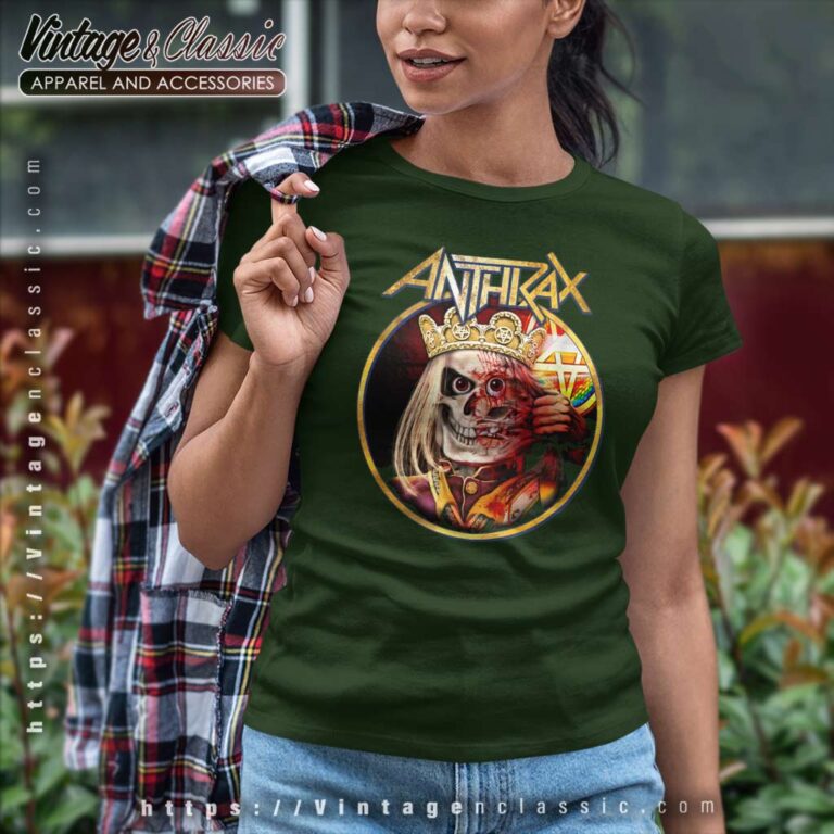 Anthrax King Not Man Mask Women TShirt Anthrax King Not Man Mask Women TShirt
