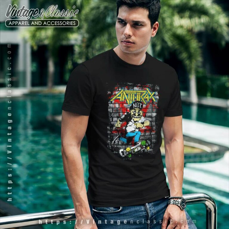 Anthrax Not Skater Guy T Shirt Anthrax Not Skater Guy T Shirt