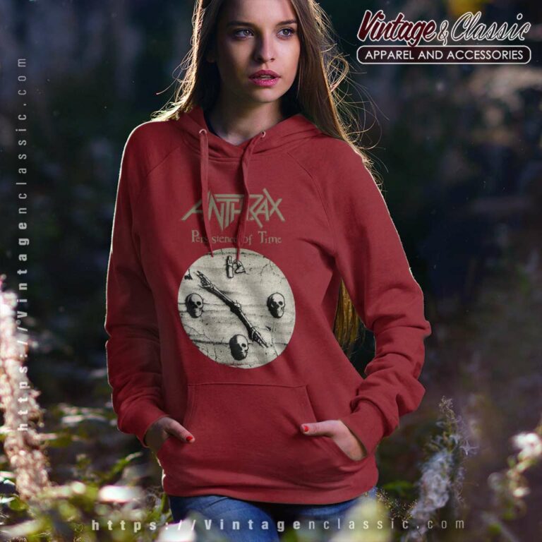 Anthrax Persistence Of Time Hoodie Anthrax Persistence Of Time Hoodie