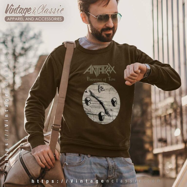 Anthrax Persistence Of Time Sweatshirt Anthrax Persistence Of Time Sweatshirt