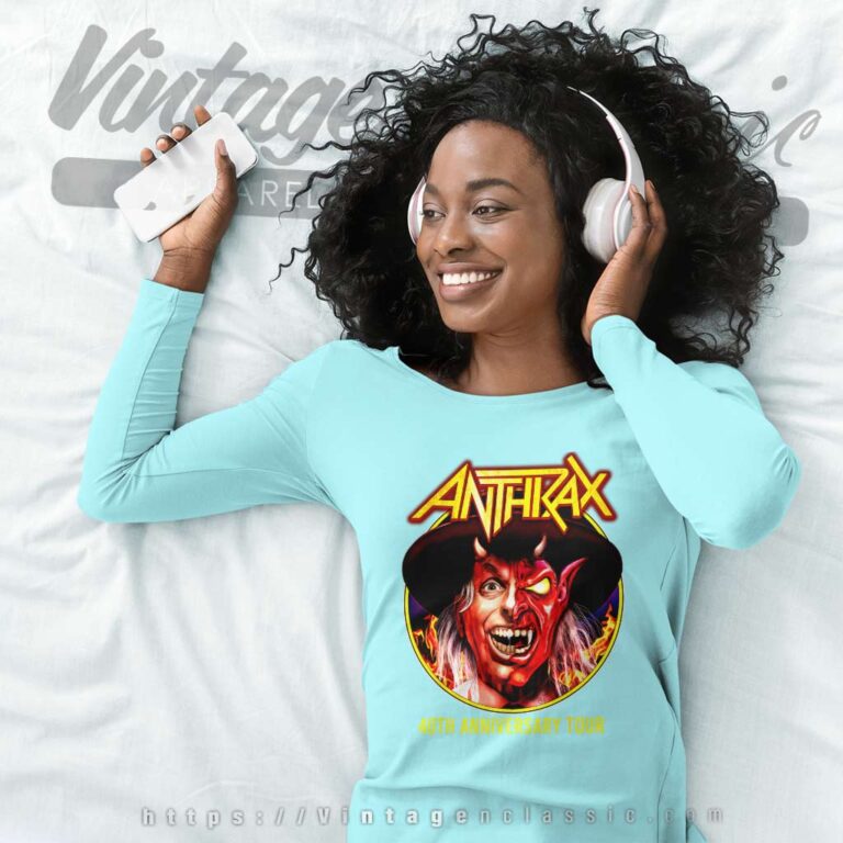 Anthrax Preacher Devil Long Sleeve Tee Anthrax Preacher Devil Long Sleeve Tee