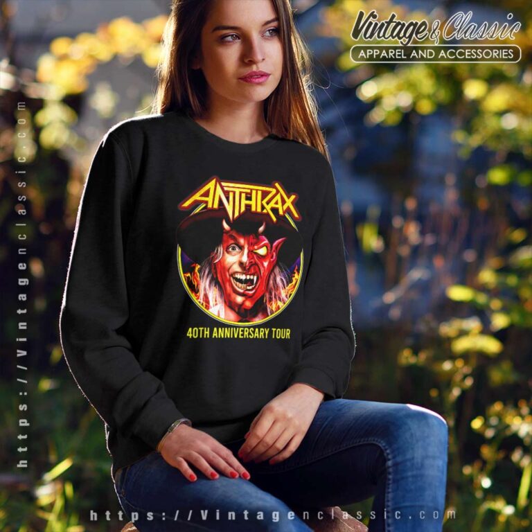 Anthrax Preacher Devil Sweatshirt Anthrax Preacher Devil Sweatshirt
