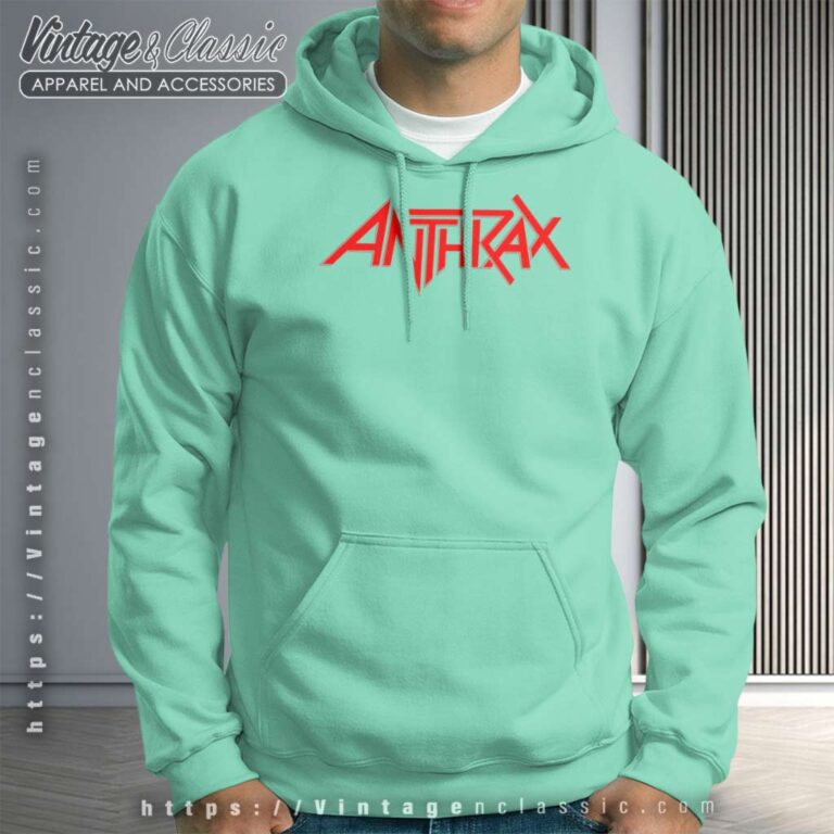Anthrax Red Logo Hoodie Anthrax Red Logo Hoodie