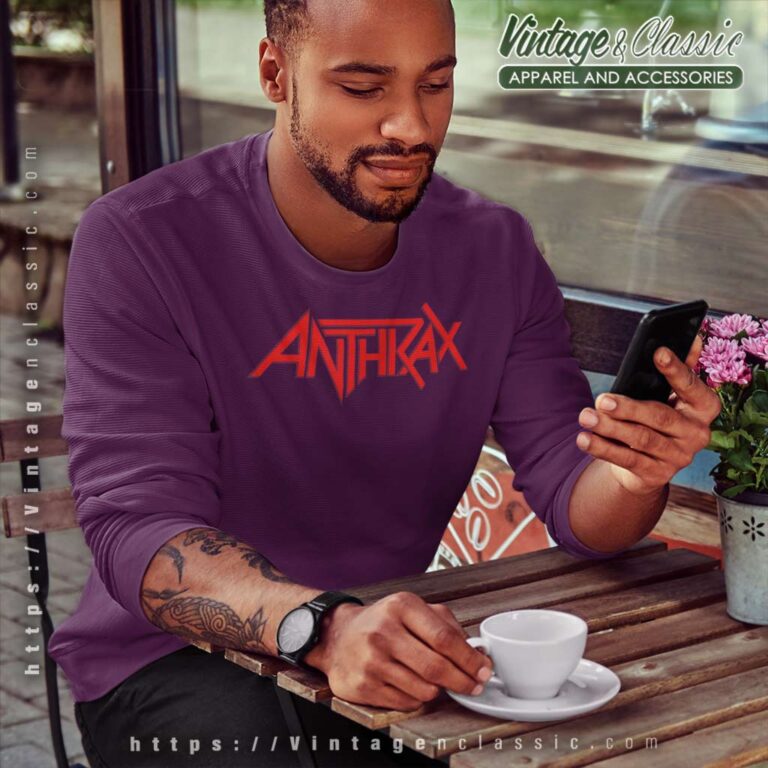 Anthrax Red Logo Sweatshirt Anthrax Red Logo Sweatshirt