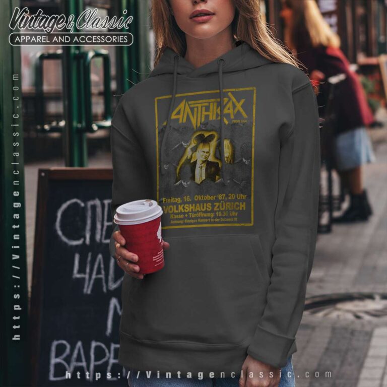 Anthrax Shirt Album Among The Living Hoodie Anthrax Shirt Album Among The Living Hoodie