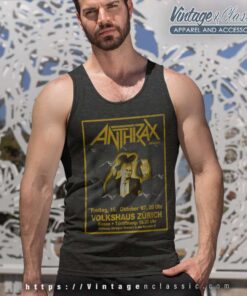 Anthrax Shirt Album Among The Living Tank Top Racerback