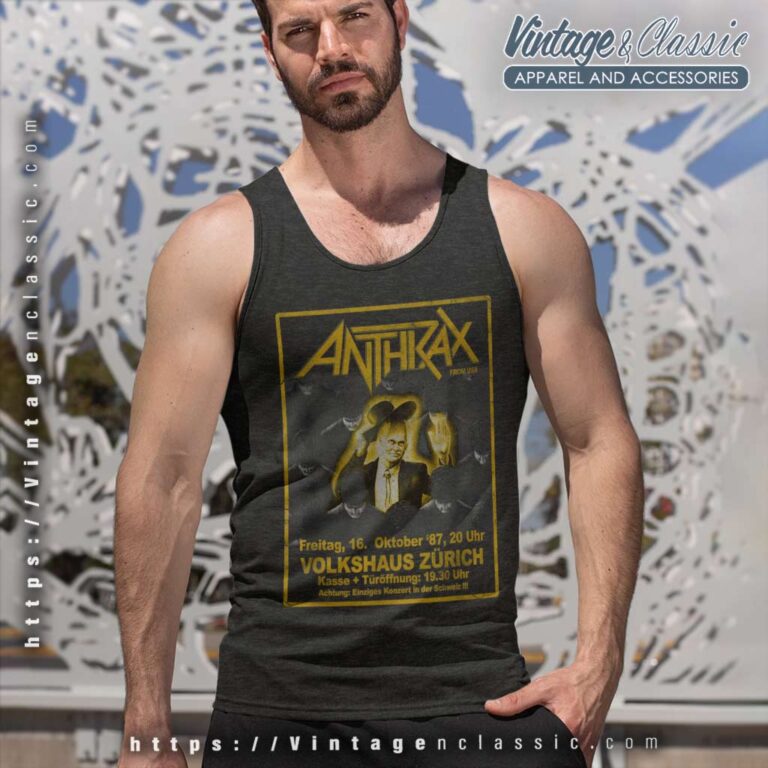 Anthrax Shirt Album Among The Living Tank Top Racerback Anthrax Shirt Album Among The Living Tank Top Racerback
