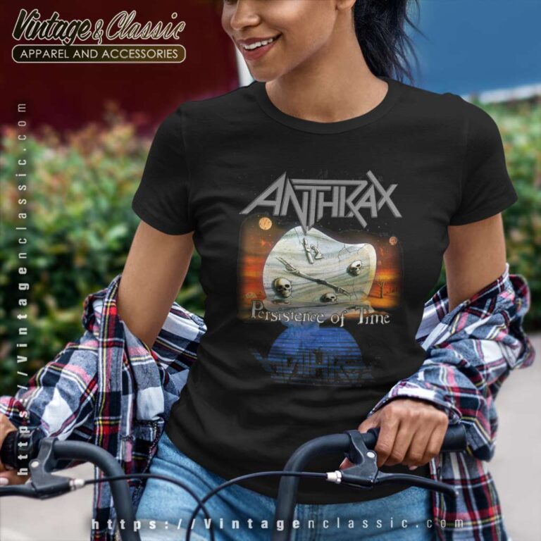 Anthrax Shirt Album Persistence Of Time 30th Anniversary Women TShirt Anthrax Shirt Album Persistence Of Time 30th Anniversary Women TShirt