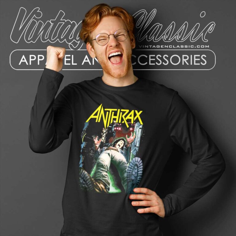 Anthrax Shirt Album Spreading The Disease Long Sleeve Tee 1 Anthrax Shirt Album Spreading The Disease Long Sleeve Tee 1