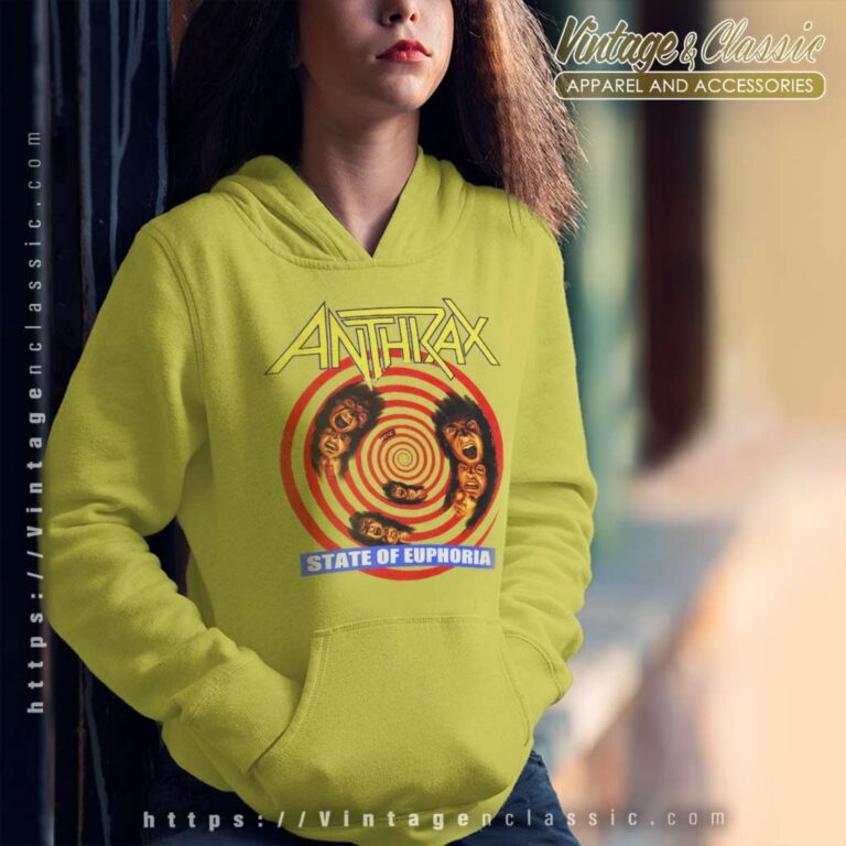 Anthrax Shirt Album State Of Euphoria Hoodie Anthrax Shirt Album State Of Euphoria Hoodie