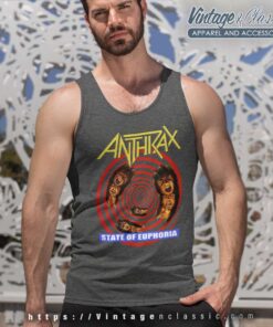 Anthrax Shirt Album State Of Euphoria Tank Top Racerback