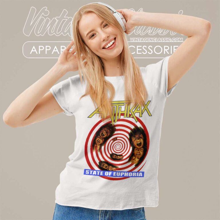 Anthrax Shirt Album State Of Euphoria Women TShirt Anthrax Shirt Album State Of Euphoria Women TShirt