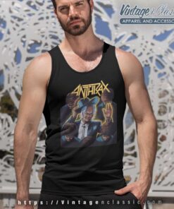 Anthrax Shirt Among The Living World Tour Tank Top Racerback