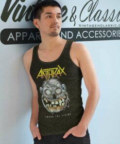 Anthrax Shirt Nicotero Among The Living Tank Top Racerback