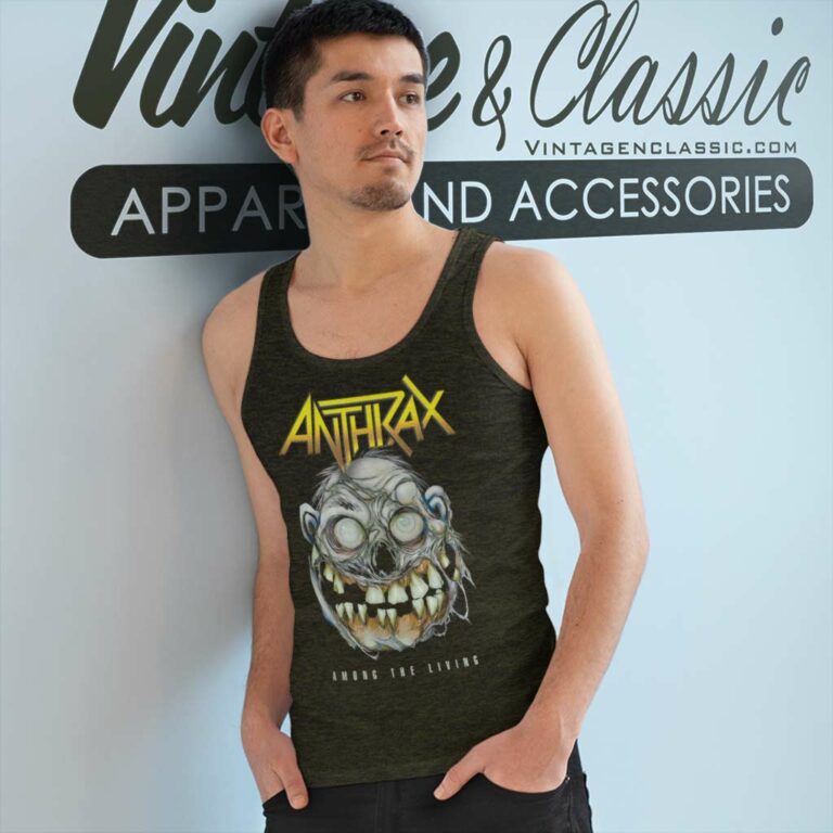 Anthrax Shirt Nicotero Among The Living Tank Top Racerback Anthrax Shirt Nicotero Among The Living Tank Top Racerback