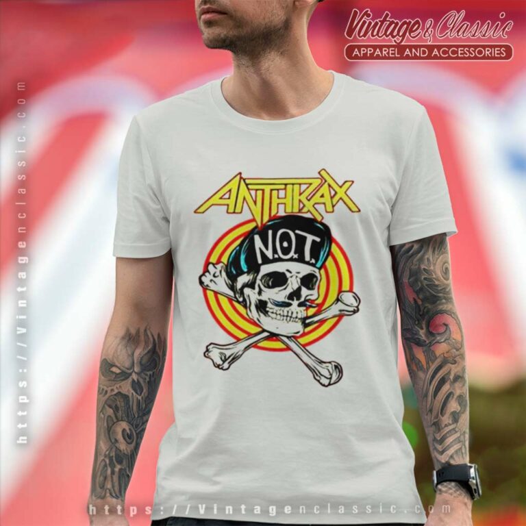 Anthrax Shirt Skull Wearing Not Hat T Shirt Anthrax Shirt Skull Wearing Not Hat T Shirt