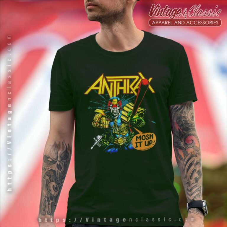 Anthrax Shirt Song I Am The Law T Shirt 1 Anthrax Shirt Song I Am The Law T Shirt 1