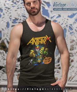 Anthrax Shirt Song I Am The Law Tank Top Racerback 1