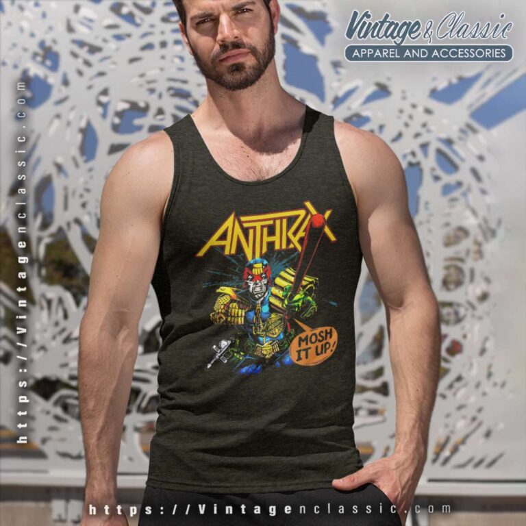 Anthrax Shirt Song I Am The Law Tank Top Racerback 1 Anthrax Shirt Song I Am The Law Tank Top Racerback 1