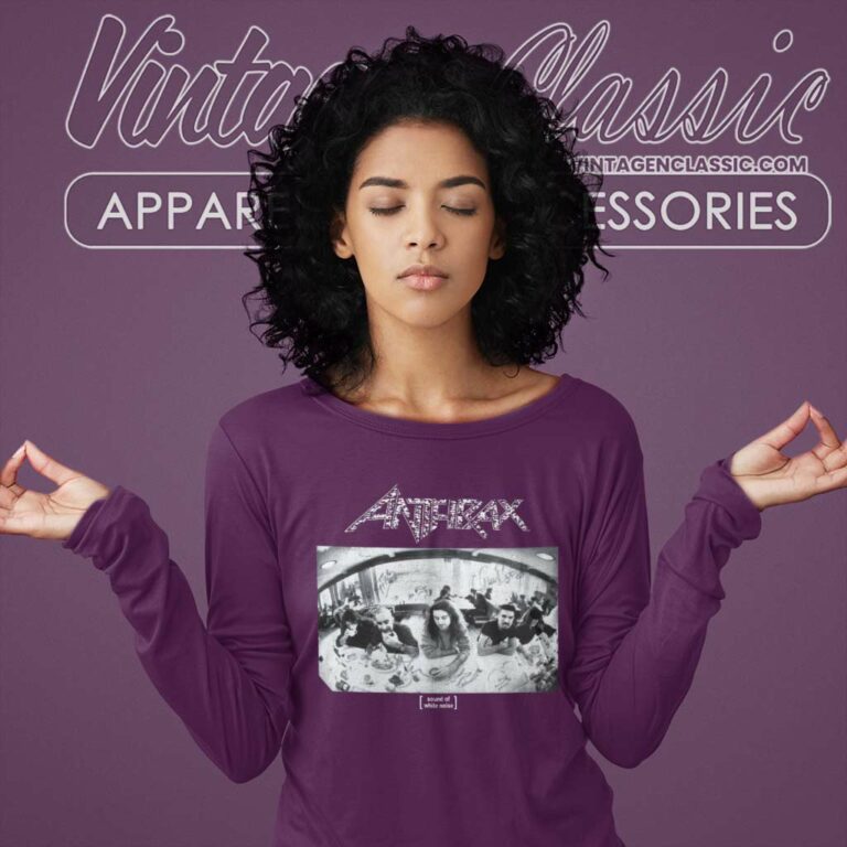 Anthrax Shirt Sound Of White Noise Long Sleeve Tee Anthrax Shirt Sound Of White Noise Long Sleeve Tee