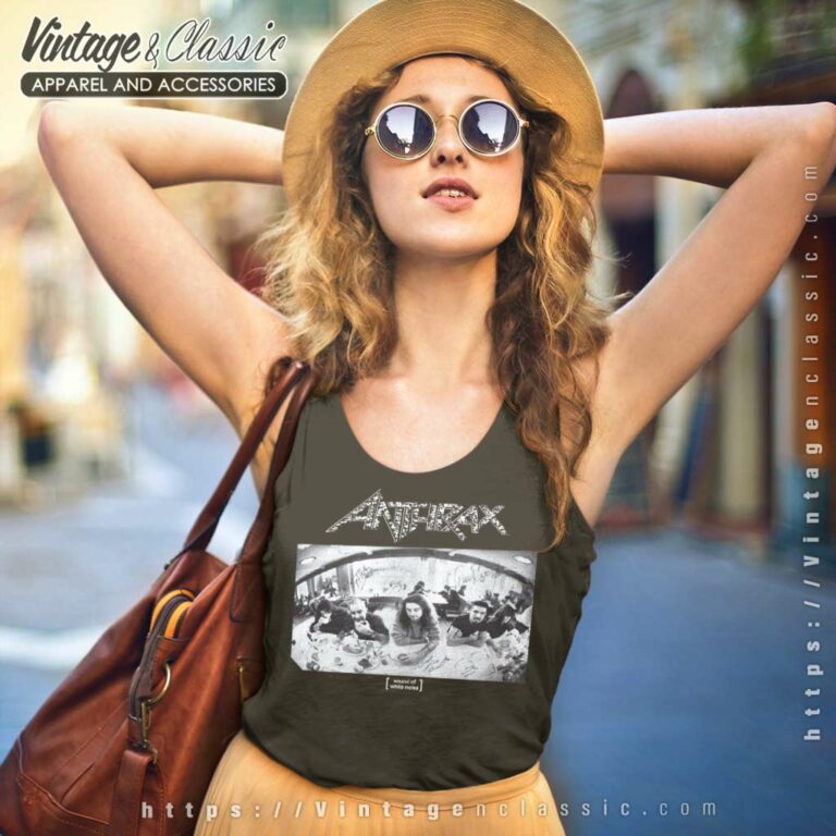 Anthrax Shirt Sound Of White Noise Tank Top Racerback Anthrax Shirt Sound Of White Noise Tank Top Racerback