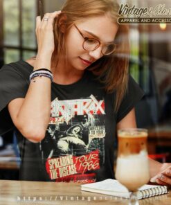 Anthrax Shirt Spreading The Disease Tour Women TShirt