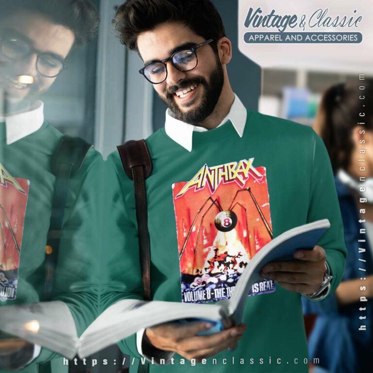 Anthrax Shirt Volume 8 The Threat Is Real Sweatshirt Anthrax Shirt Volume 8 The Threat Is Real Sweatshirt