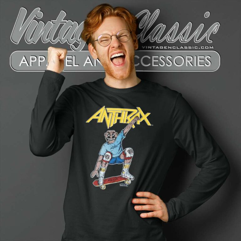 Anthrax Spreading The Disease Long Sleeve Tee Anthrax Spreading The Disease Long Sleeve Tee