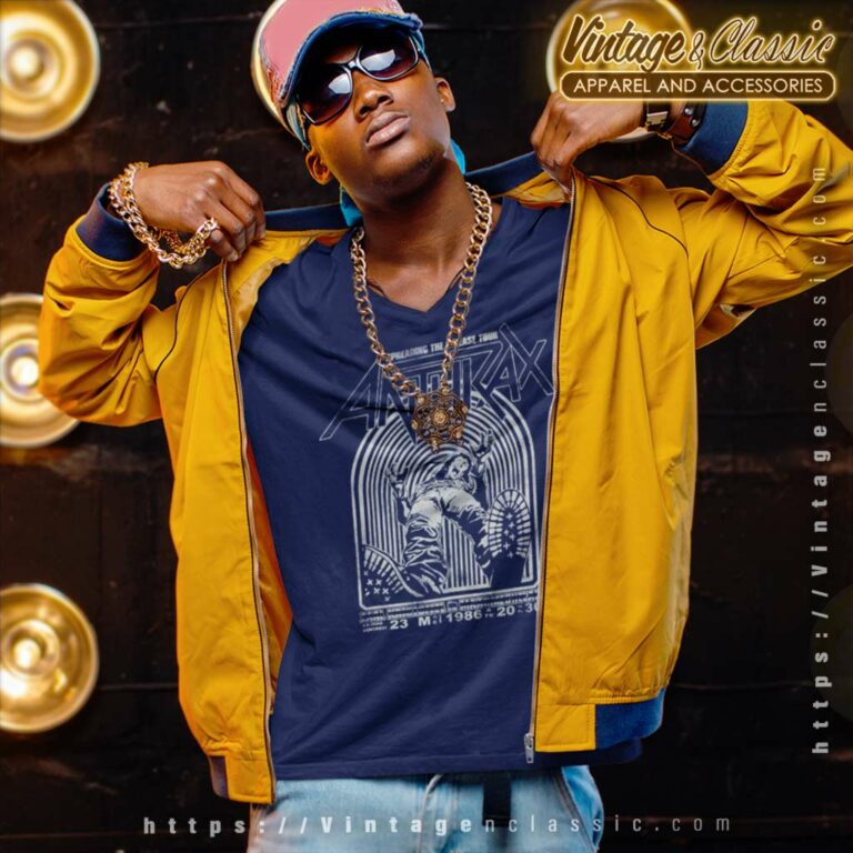 Anthrax Spreading The Disease V Neck TShirt Anthrax Spreading The Disease V Neck TShirt