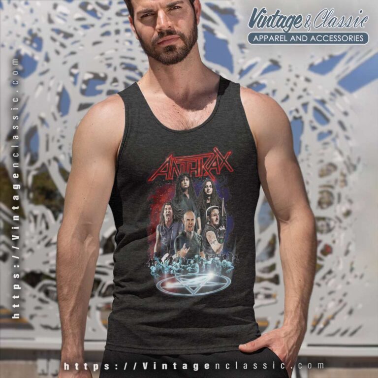 Anthrax Stranger Thrax Tank Top Racerback Anthrax Stranger Thrax Tank Top Racerback
