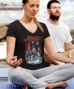 Anthrax Stranger Thrax V Neck TShirt