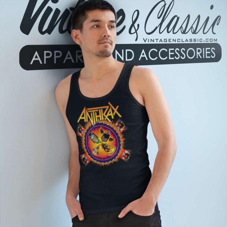 Anthrax The Judges Tank Top Racerback Anthrax The Judges Tank Top Racerback